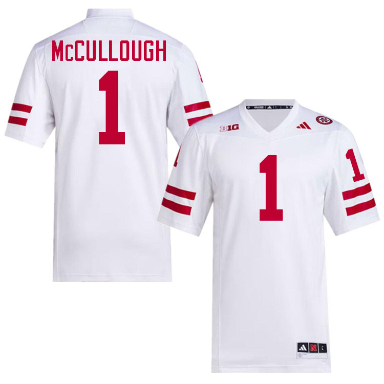 Dasan McCullough Nebraska Jersey,Nebraska Cornhuskers Football Uniforms,Jersey-White